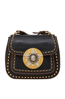 Кожаная сумка Dahlia Miu Miu