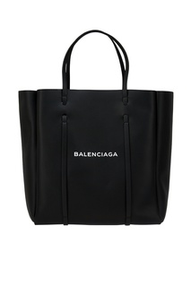 Черная сумка-тоут с логотипом Everyday Tote L Balenciaga