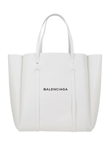 Белая сумка-тоут с логотипом Everyday Tote M Balenciaga