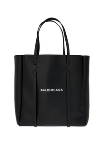Черная сумка с логотипом Everyday Tote M Balenciaga