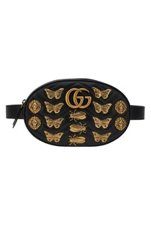 Поясная сумка GG Marmont с декором Gucci