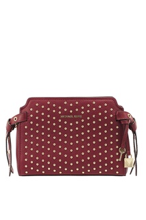 Бордовая сумка с заклепками Michael Michael Kors