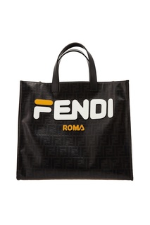 Черная сумка с логотипом Fendi