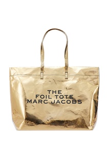 Золотистая сумка-шоппер The Foil Tote Marc Jacobs (The)