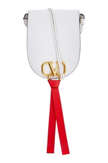 Белая сумка кросс-боди Valentino