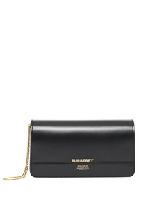 Черный клатч Grace с логотипом Burberry