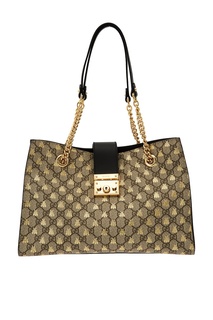 Сумка с монограммами и цепочкой Gucci