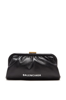 Черный кожаный клатч Cloud XS Balenciaga