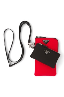 Текстильный чехол для телефона Prada