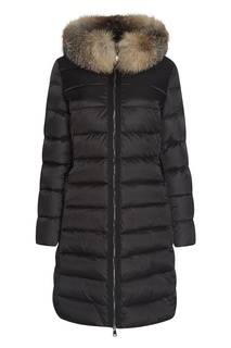 Пуховик с мехом на капюшоне Tinuviel Moncler