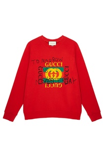 Хлопковый свитшот Coco Capitan Gucci