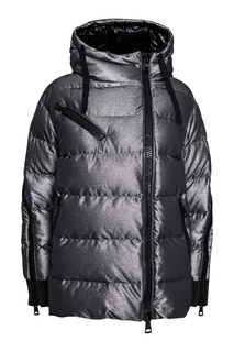 Серебристый пуховик Liriope Moncler