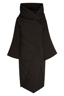 Черный пуховик oversize Milamarsel