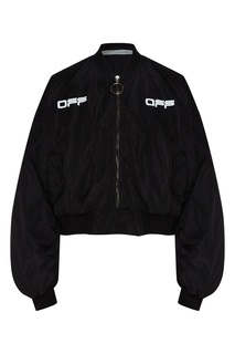 Черный бомбер Off White
