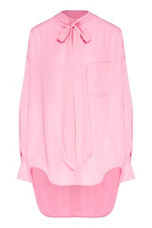 Розовая рубашка оверсайз New Swing Balenciaga