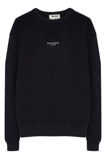 Черный базовый свитшот Acne Studios