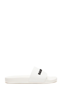 Белые пантолеты Pool Slide Balenciaga