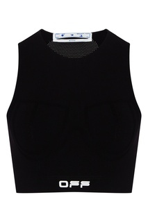 Спортивный топ черного цвета Off White