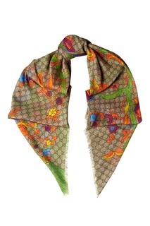 Платок с принтом Gucci