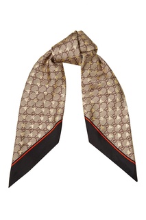 Платок GG Bees с черной полосой Gucci