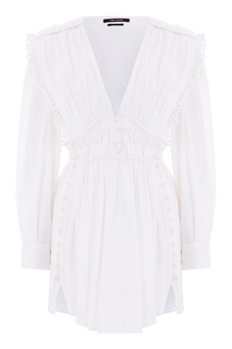 Платье из жатого хлопка Isabel Marant