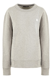 Серый меланжевый свитшот Acne Studios