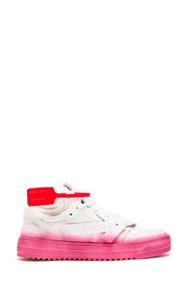 Кеды с покрытием цвета фуксии Off White
