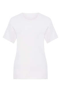 Белая футболка из тонкого хлопка Re/Done