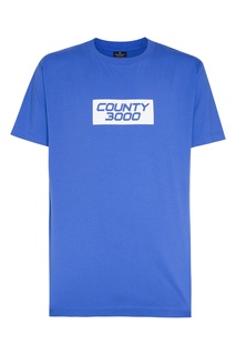 Синяя футболка County 3000 Marcelo Burlon