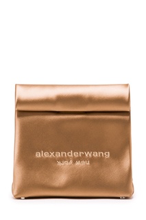 Золотистая сумка Lunch Bag Alexander Wang.T