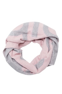 Розовый шерстяной шарф с логотипом Acne Studios