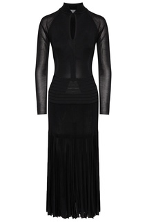 Черное миди-платье Victoria Beckham
