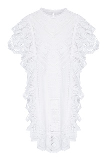 Кружевное платье с оборками Isabel Marant