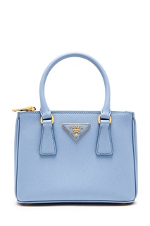 Голубая сумка Galleria Prada