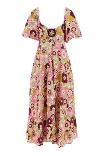Расклешенное платье с цветочным принтом Dodo Bar Or