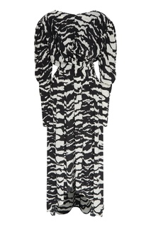 Шелковое платье с зебровым принтом Isabel Marant