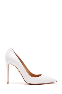 Белые кожаные туфли Simply Irresistible Pump 105 Aquazzura