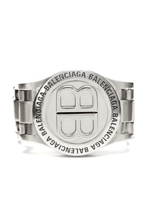Серебристый браслет Time Balenciaga