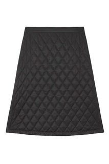 Черная стеганая юбка Burberry