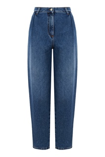 Синие джинсы со складками Msgm