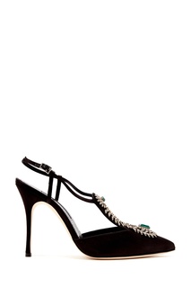 Сатиновые туфли Jamala 105 Manolo Blahnik