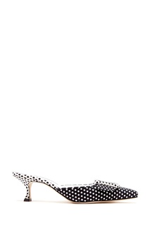 Мюли с принтом Maysale 50 Manolo Blahnik