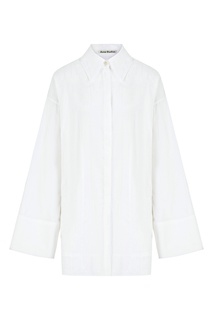 Белая шелковая блузка Acne Studios