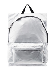 Серебристый рюкзак Eastpak x Raf Simons Poster Satin Boy