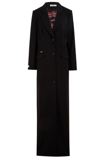 Черное длинное платье-блейзер Laroom