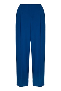 Широкие синие брюки со стрелками Nina Ricci