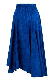 Асимметричная юбка из атласного жаккарда Balenciaga