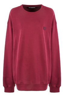 Свитшот из хлопка с нашивкой Acne Studios