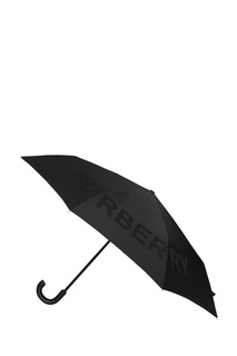Черный зонт с логотипом Burberry