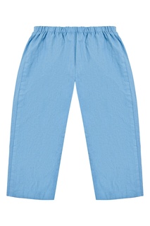 Голубые брюки из хлопка Bonpoint